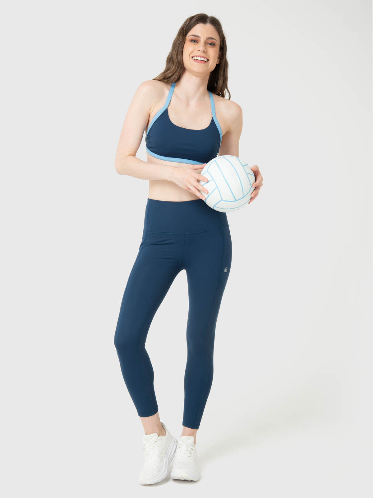 Leggings Para Mujer Ankle Diana Aloe Azul Bsoul