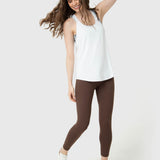 Polo Sin Manga Para Mujer Training Tank Aloe Blanco Bsoul