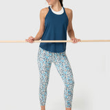 Polo Sin Manga Para Mujer Training Tank Aloe Azul Bsoul