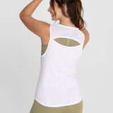 Polo Sin Manga Para Mujer  Tank Court Blanco Bsoul