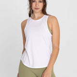 Polo Sin Manga Para Mujer  Tank Court Blanco Bsoul