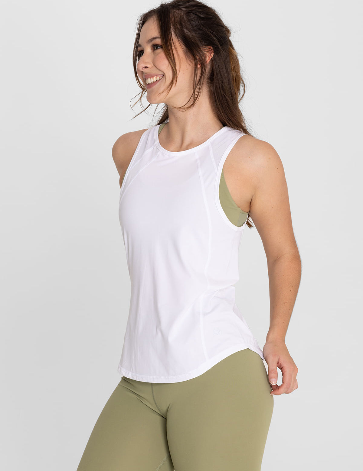 Polo Sin Manga Para Mujer  Tank Court Blanco Bsoul