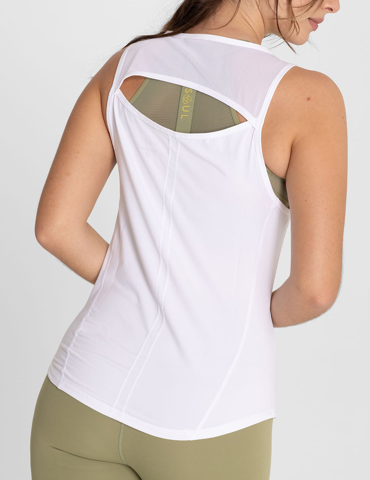 Polo Sin Manga Para Mujer  Tank Court Blanco Bsoul