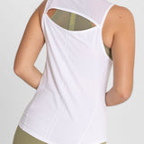 Polo Sin Manga Para Mujer  Tank Court Blanco Bsoul