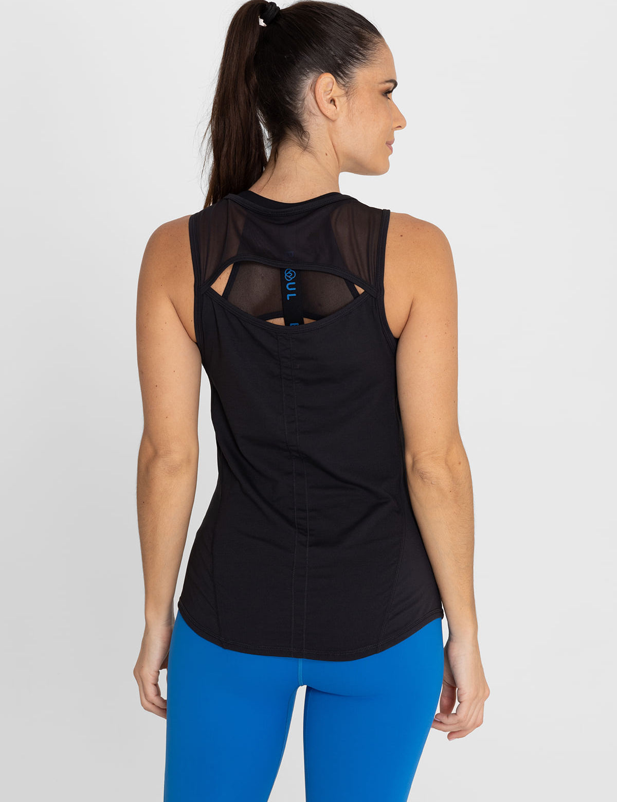 Polo Sin Manga Para Mujer  Tank Court Negro Bsoul