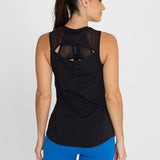 Polo Sin Manga Para Mujer  Tank Court Negro Bsoul