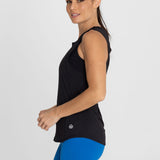Polo Sin Manga Para Mujer  Tank Court Negro Bsoul