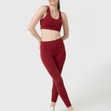 Leggings Para Mujer Ankle Maya Aloe Rojo Bsoul