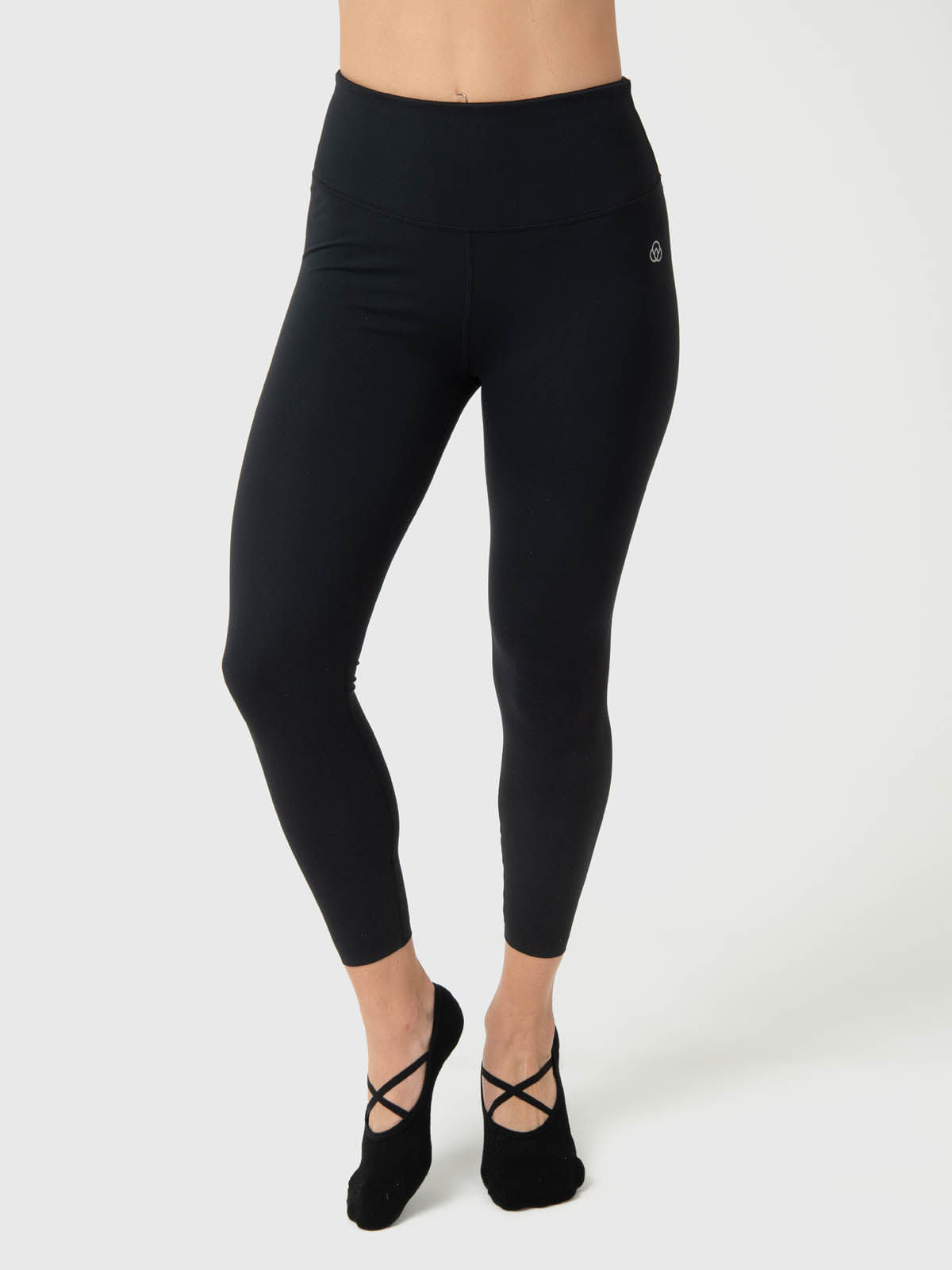Leggings Para Mujer Ankle Maya Aloe Negro Bsoul