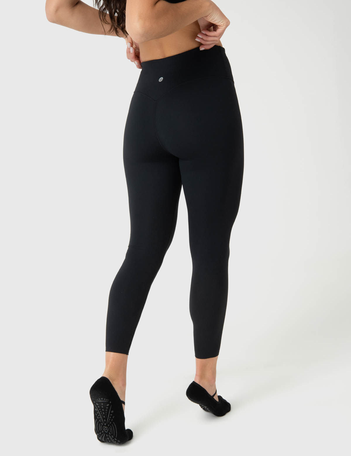 Leggings Para Mujer Ankle Maya Aloe Negro Bsoul
