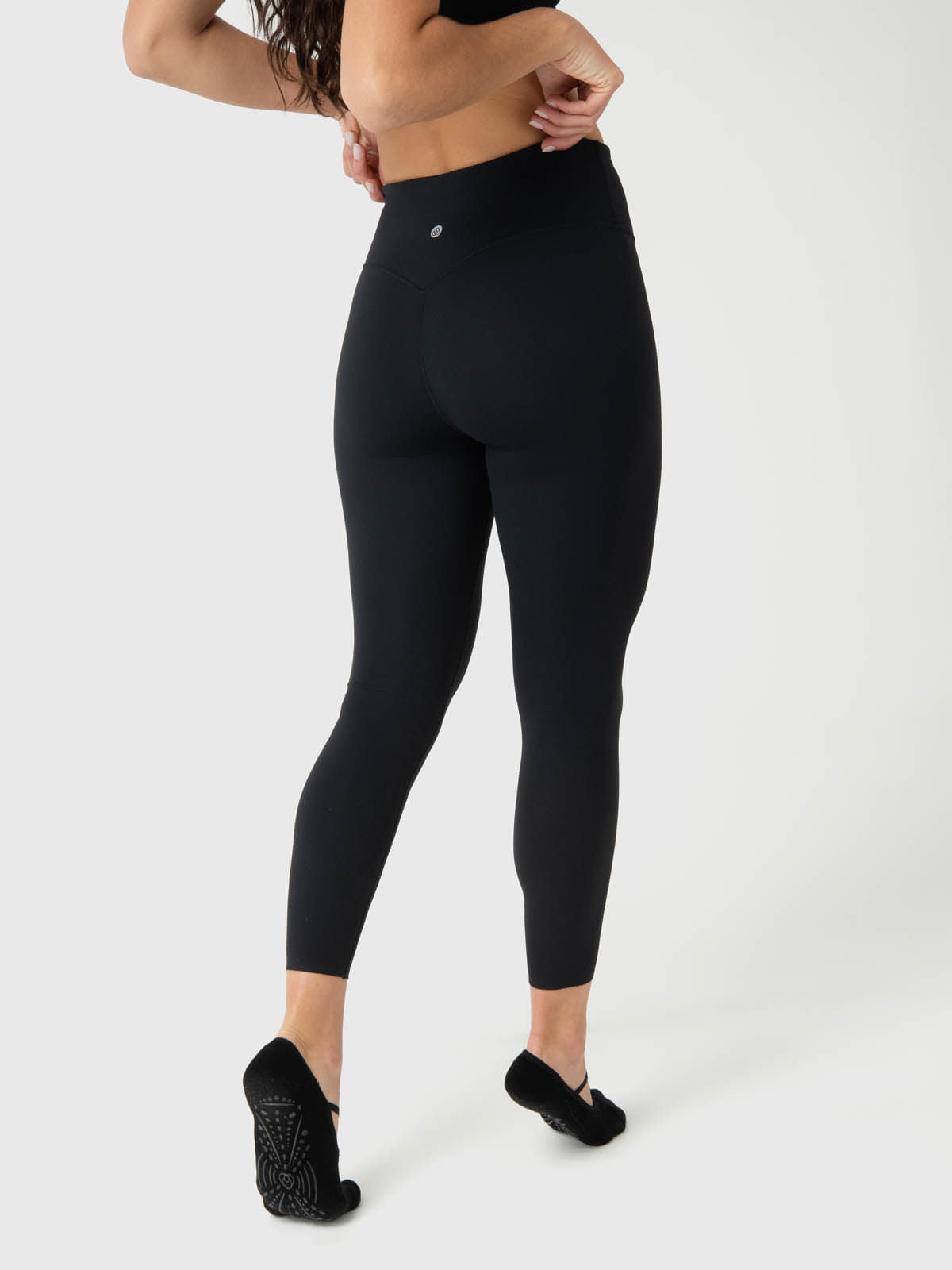 Leggings Para Mujer Ankle Maya Aloe Negro Bsoul