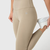 Leggings Para Mujer Ankle Maya Aloe Beige Bsoul