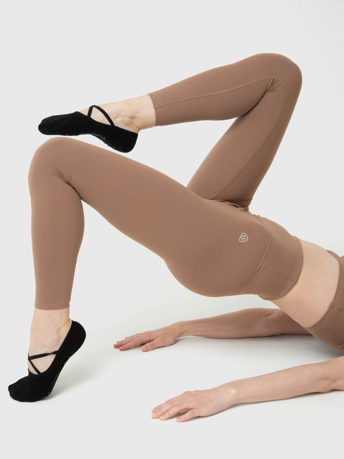 Leggings Para Mujer Ankle Emma Aloe Marrón Bsoul