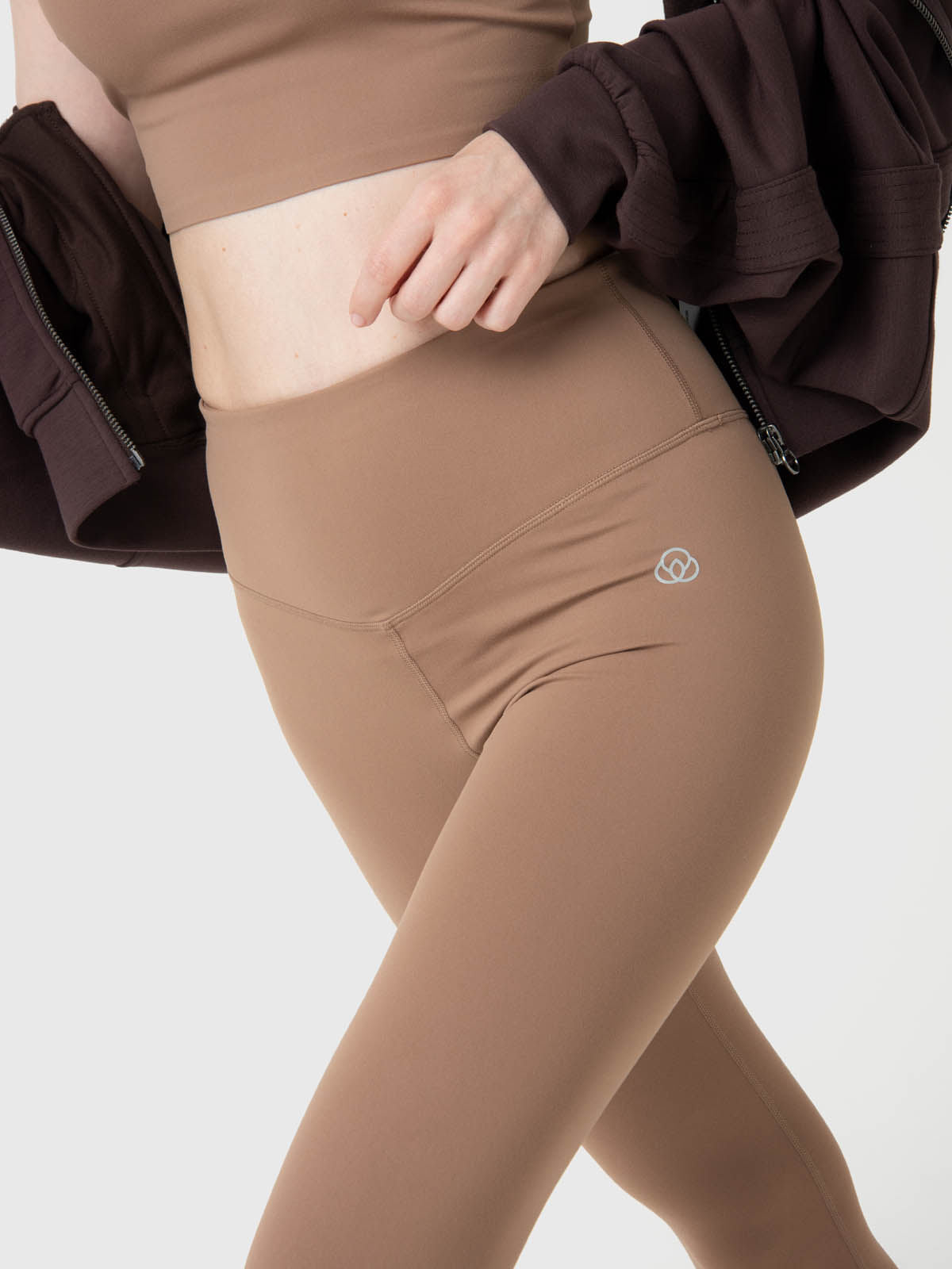 Leggings Para Mujer Ankle Emma Aloe Marrón Bsoul