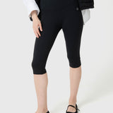 Leggings Para Mujer Capri Aloe Negro Bsoul