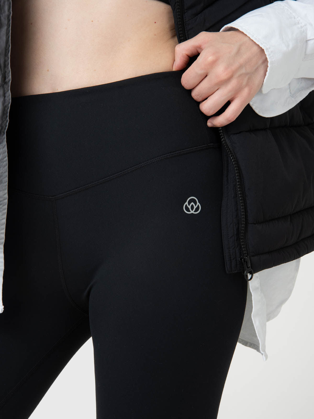 Leggings Para Mujer Capri Aloe Negro Bsoul