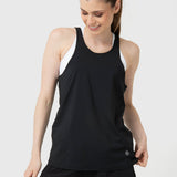 Polo Sin Manga Para Mujer Tank Cloe Aloe Negro Bsoul