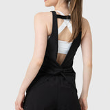 Polo Sin Manga Para Mujer Tank Cloe Aloe Negro Bsoul