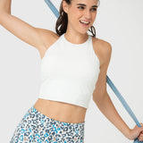 Bra Para Mujer Crop Mid Support Blanco Bsoul