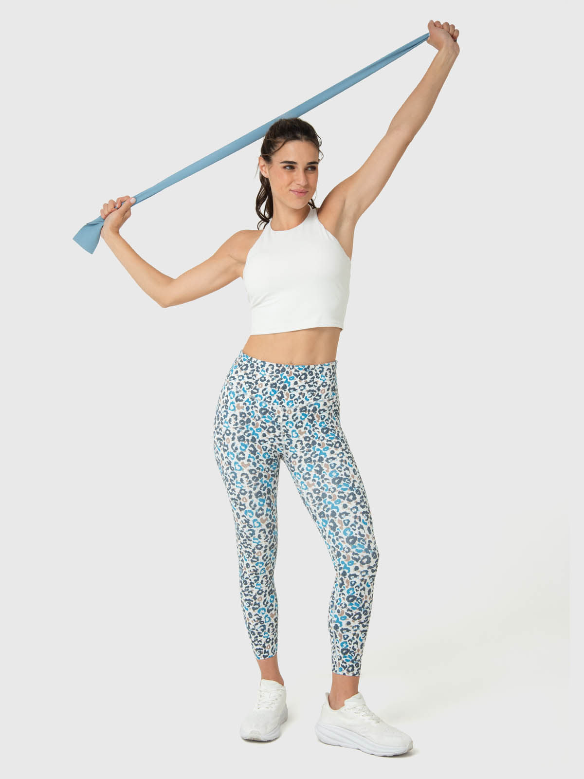 Bra Para Mujer Crop Mid Support Blanco Bsoul