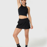 Bra Para Mujer Crop Mid Support Negro Bsoul