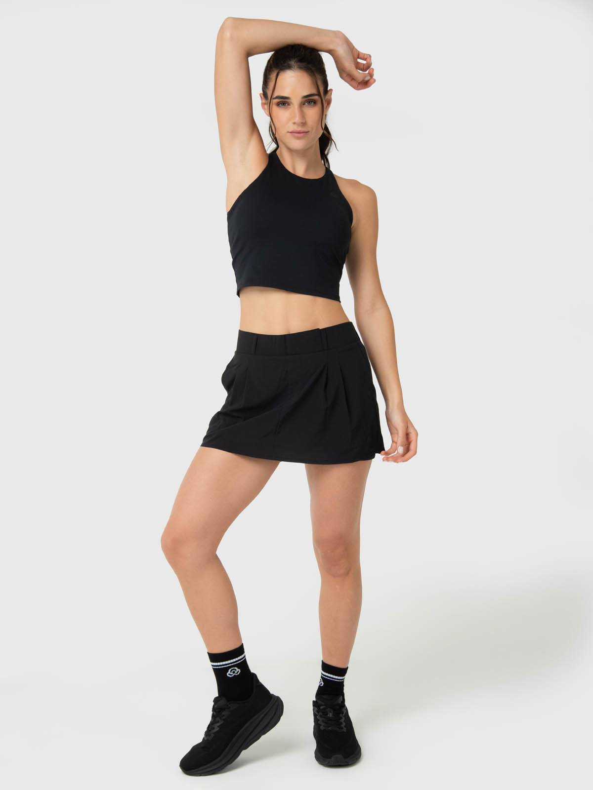 Bra Para Mujer Crop Mid Support Negro Bsoul