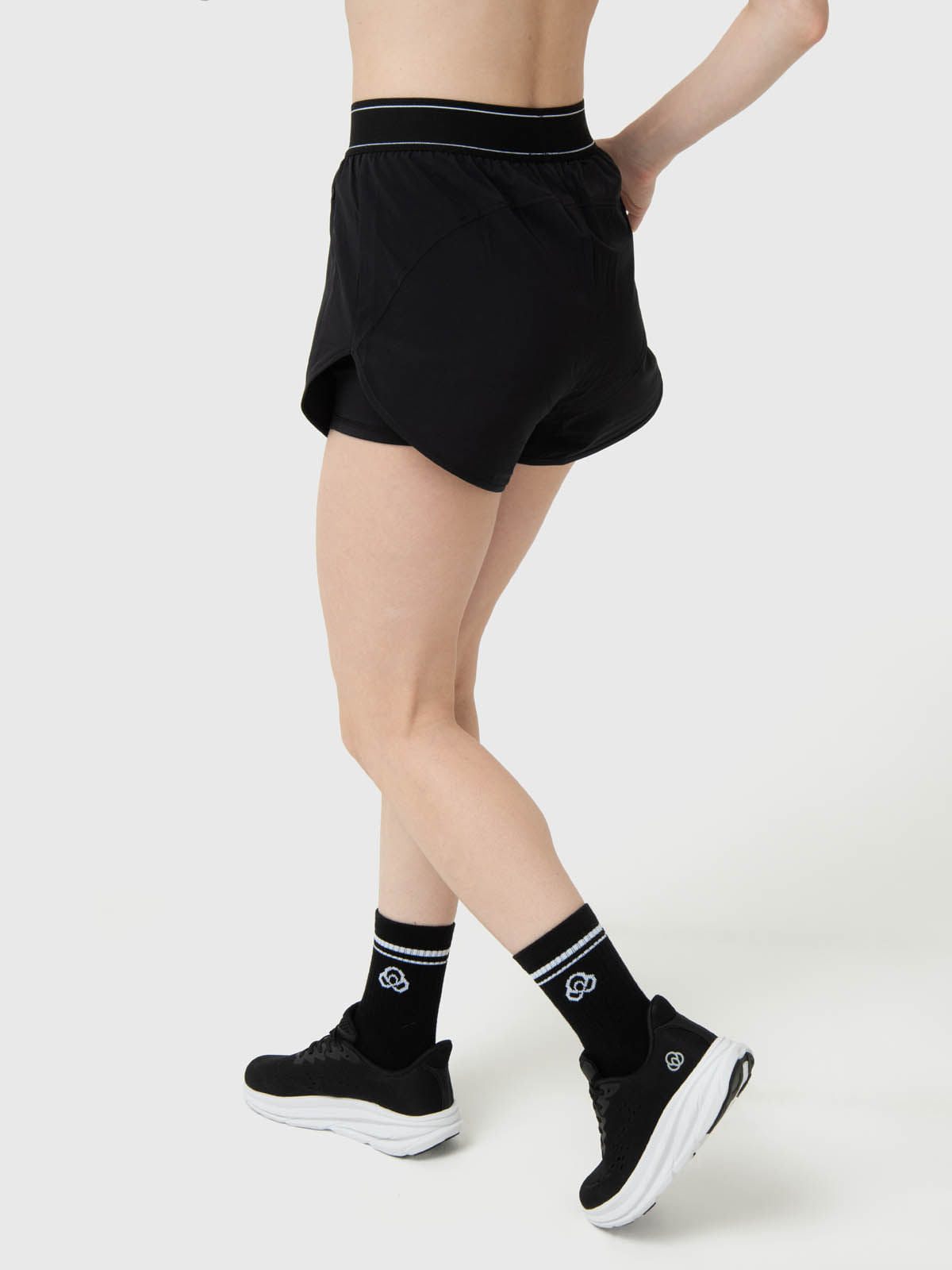 Short Para Mujer 2 In 1 Cloe Negro Bsoul