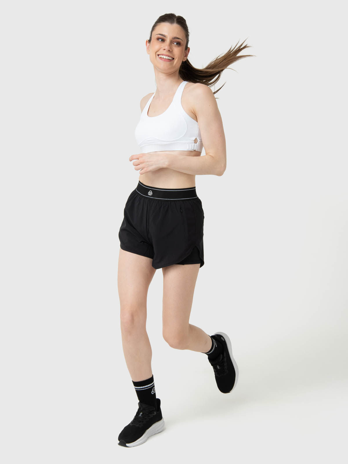 Short Para Mujer 2 In 1 Cloe Negro Bsoul