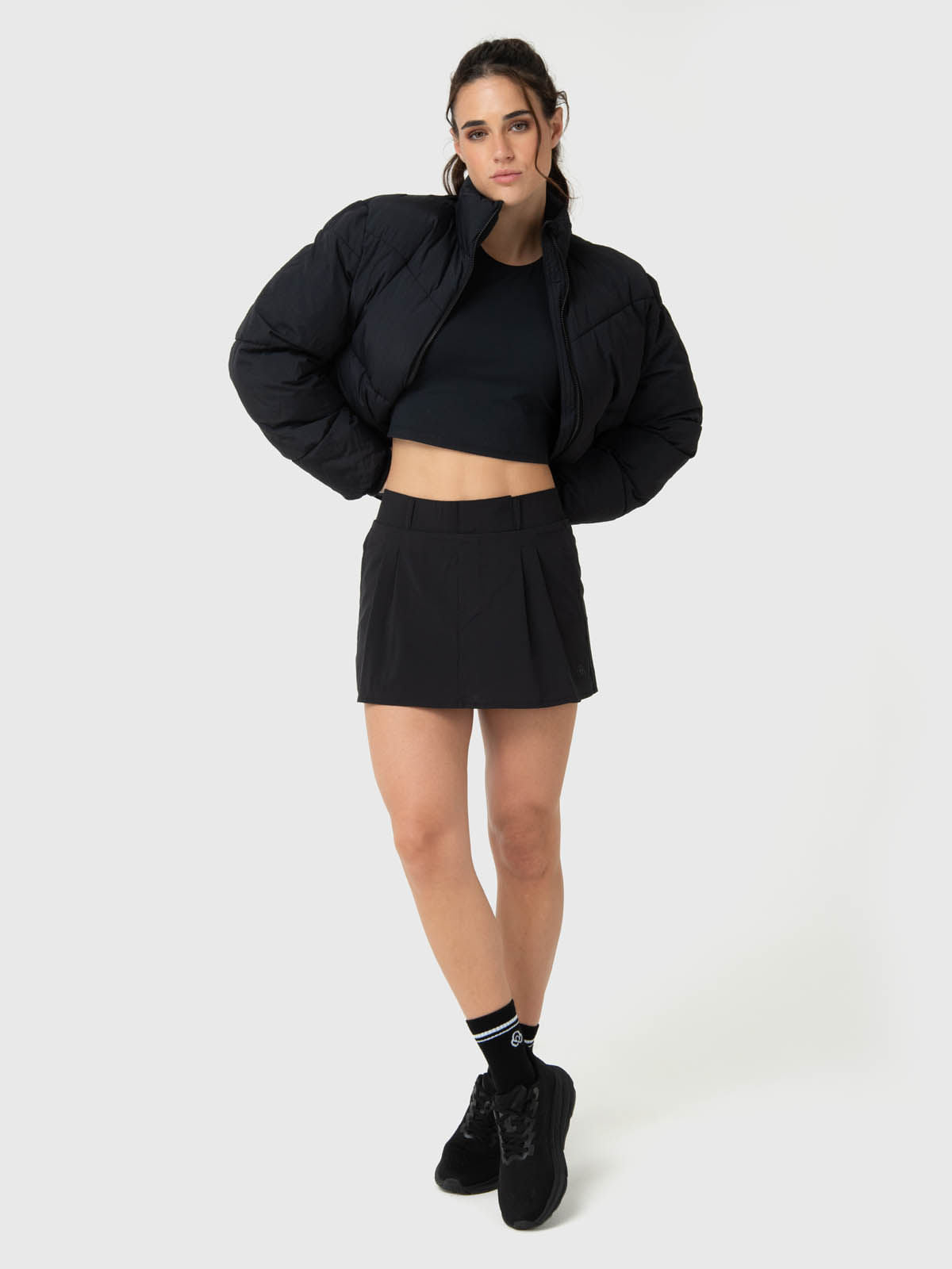 Falda Para Mujer Court Skort Negro Bsoul