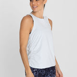 Polo Sin Manga Para Mujer  Vest Top Celeste Bsoul