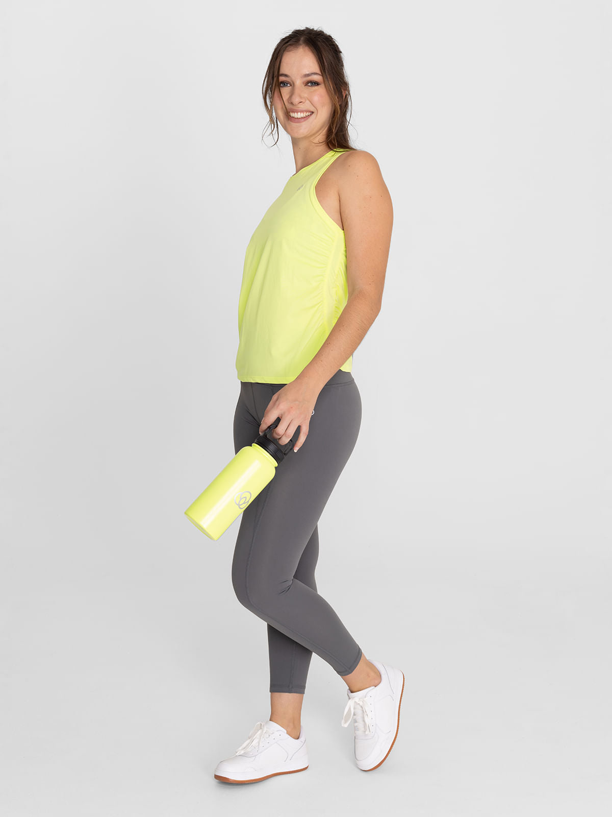 Polo Sin Manga Para Mujer  Vest Top Verde Bsoul