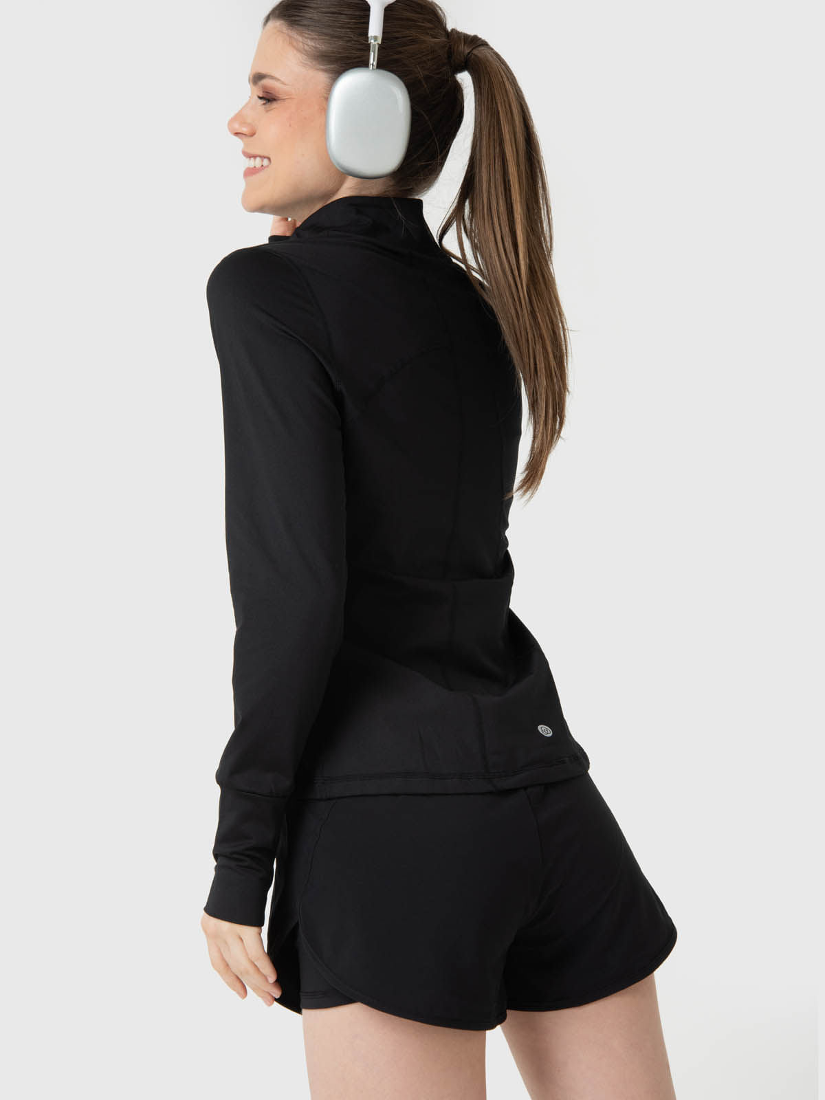 Polera Para Mujer 2Nd Layer Full Zip Negro Bsoul
