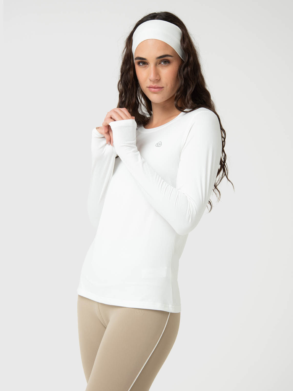 Polo Manga Larga Para Mujer First Layer Blanco Bsoul