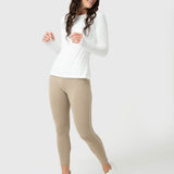Polo Manga Larga Para Mujer First Layer Blanco Bsoul