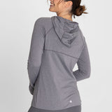 Hoodie Para Mujer  Warmer Lucia Gris Bsoul