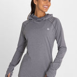 Hoodie Para Mujer  Warmer Lucia Gris Bsoul