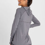 Hoodie Para Mujer  Warmer Lucia Gris Bsoul