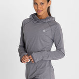 Hoodie Para Mujer  Warmer Lucia Gris Bsoul