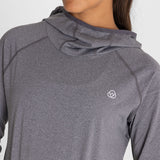 Hoodie Para Mujer  Warmer Lucia Gris Bsoul