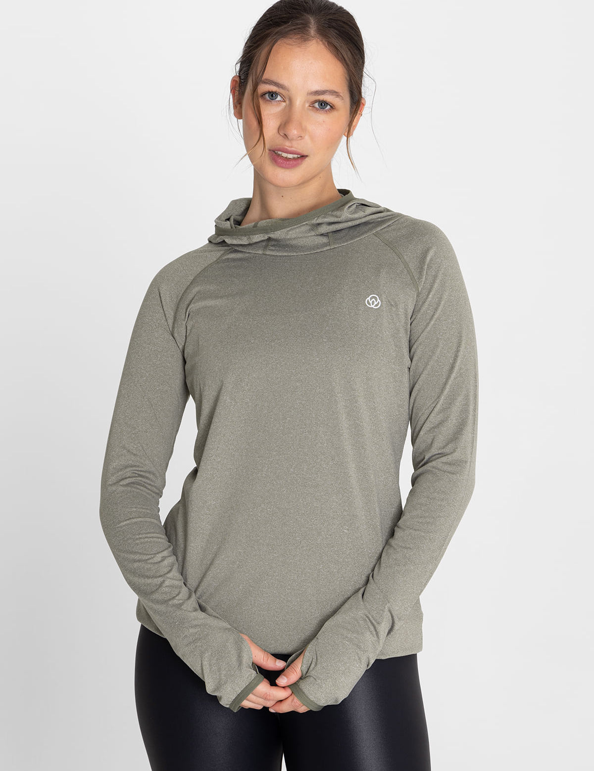 Hoodie Para Mujer  Warmer Lucia Verde Bsoul