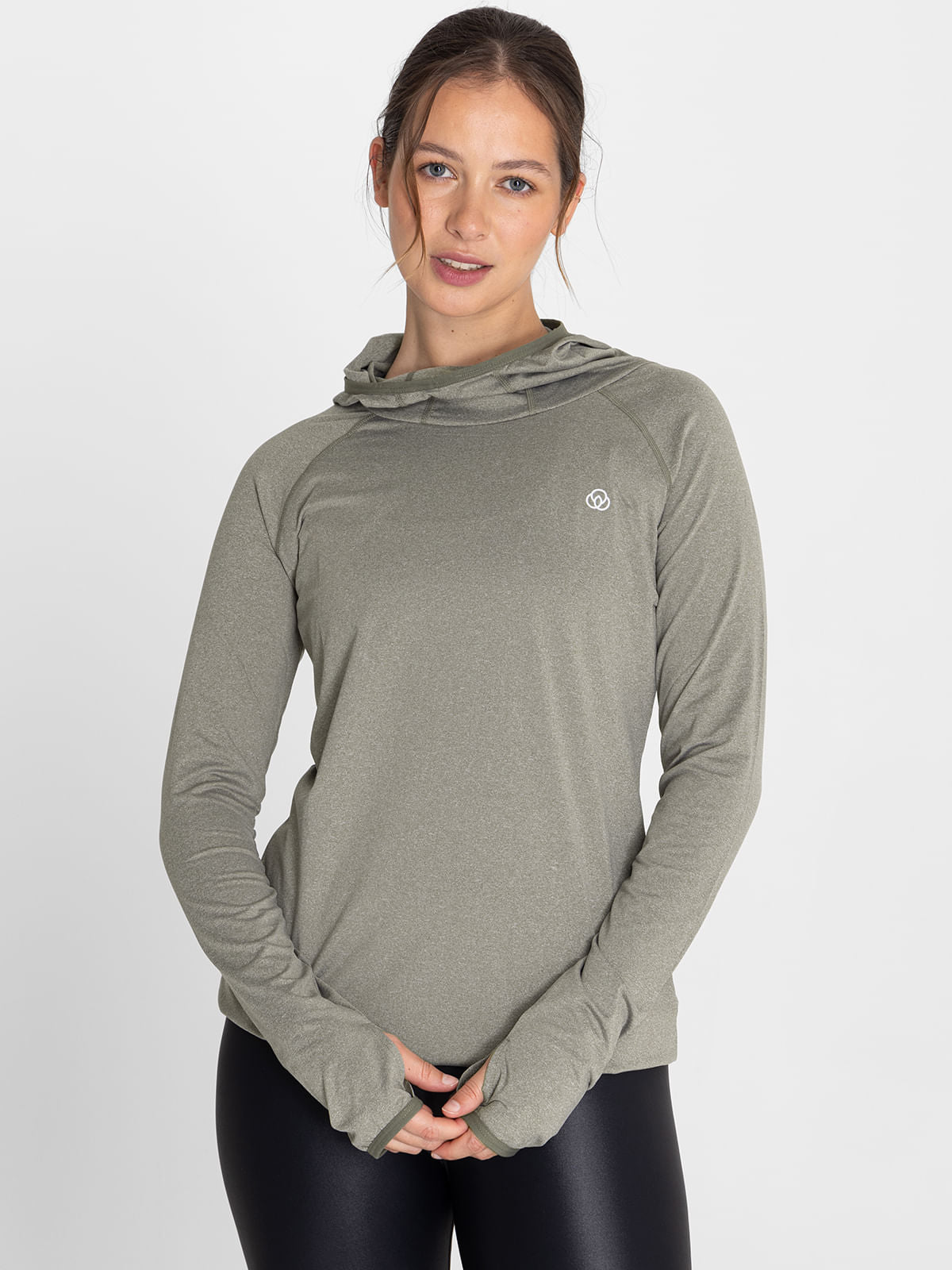 Hoodie Para Mujer  Warmer Lucia Verde Bsoul