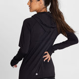 Hoodie Para Mujer Second Layer Negro Bsoul