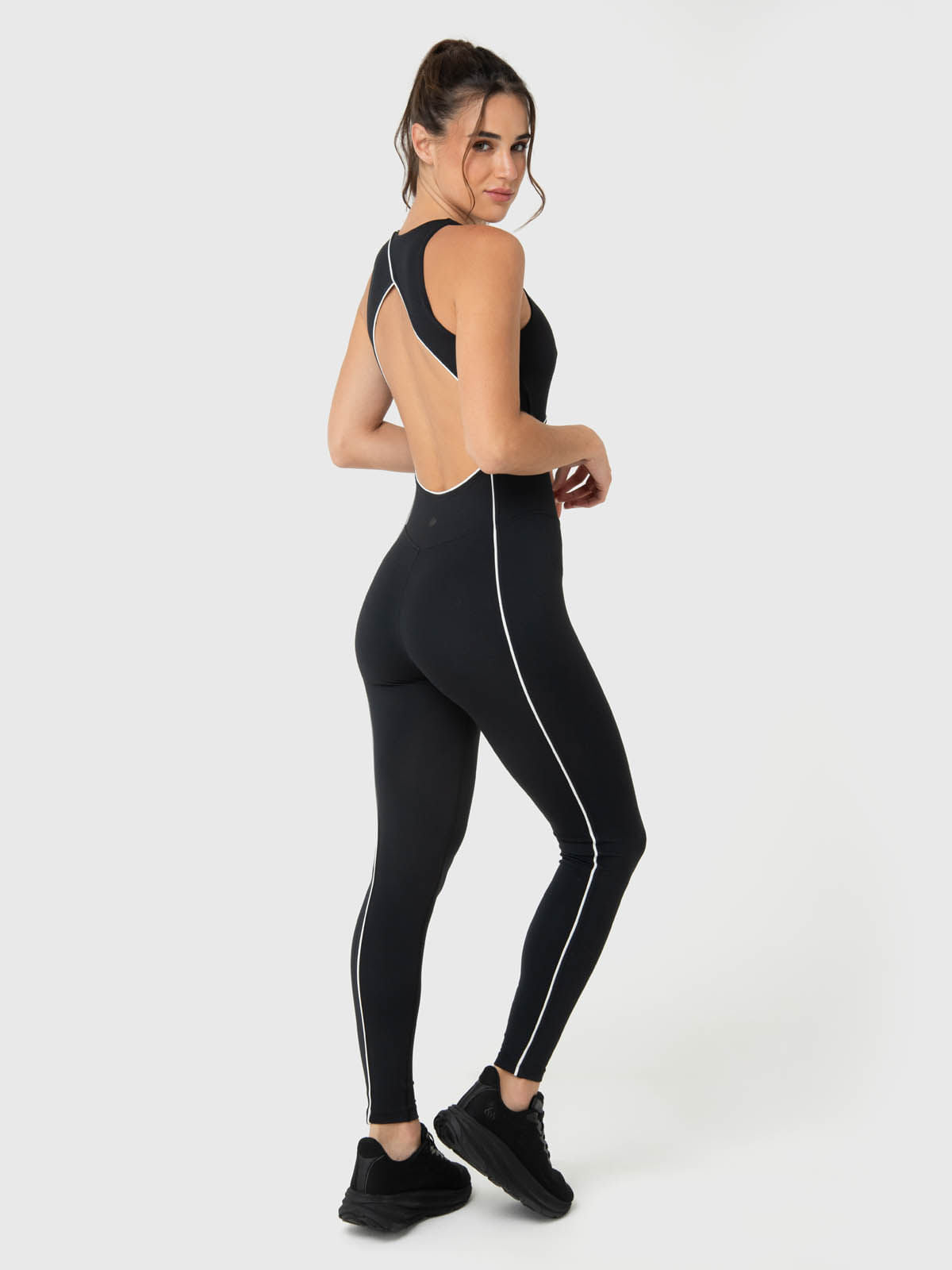 Enterizos Para Mujer Open Back Onesie Al Negro Bsoul