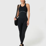 Enterizos Para Mujer Open Back Onesie Al Negro Bsoul