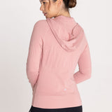 Hoodie Full Zipper Para Mujer  Warmer Rosado Bsoul