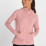 Hoodie Full Zipper Para Mujer  Warmer Rosado Bsoul
