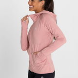 Hoodie Full Zipper Para Mujer  Warmer Rosado Bsoul