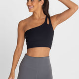 Bra Para Mujer  One Shoulder Gala Negro Bsoul