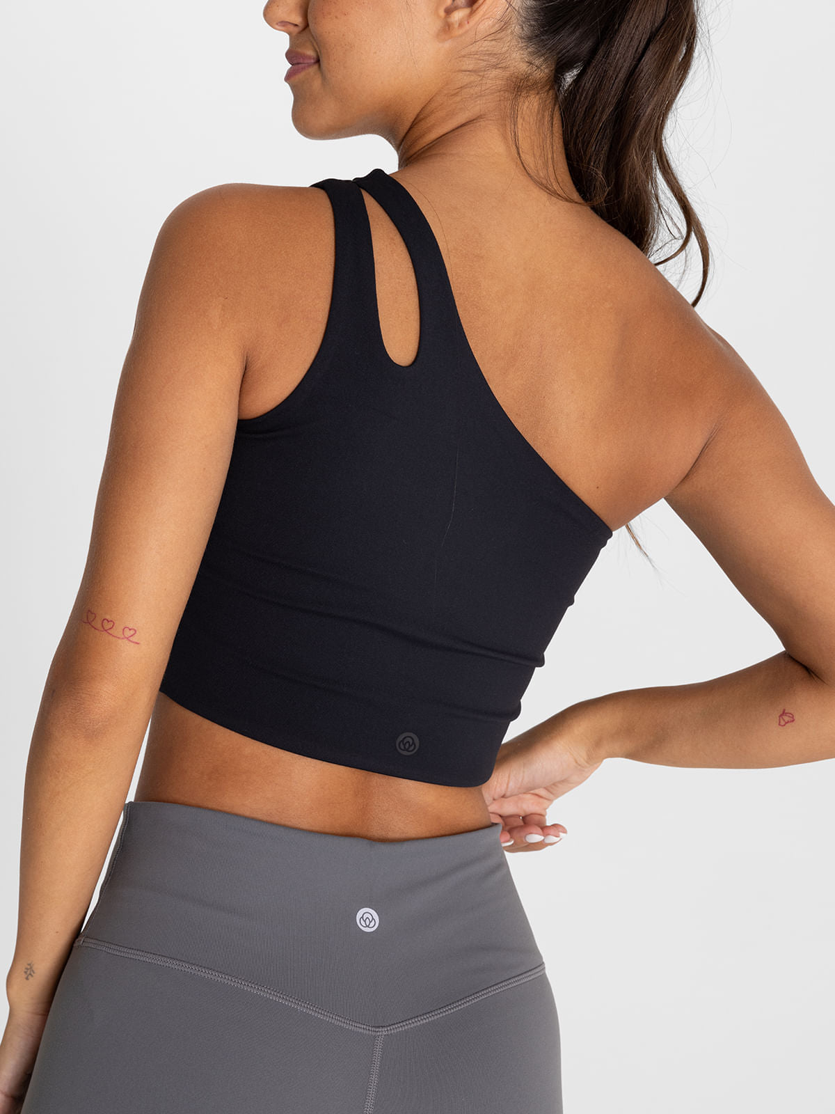 Bra Para Mujer  One Shoulder Gala Negro Bsoul