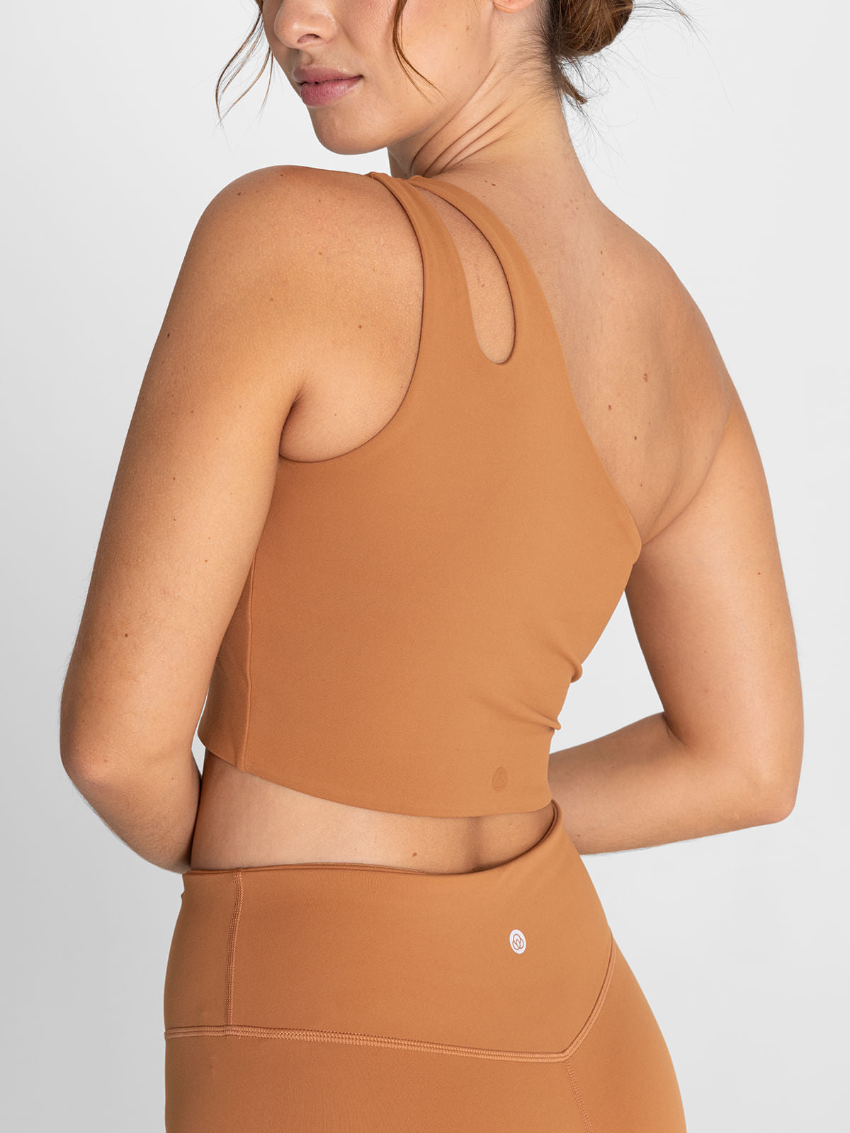 Bra Para Mujer  One Shoulder Gala Marron Bsoul